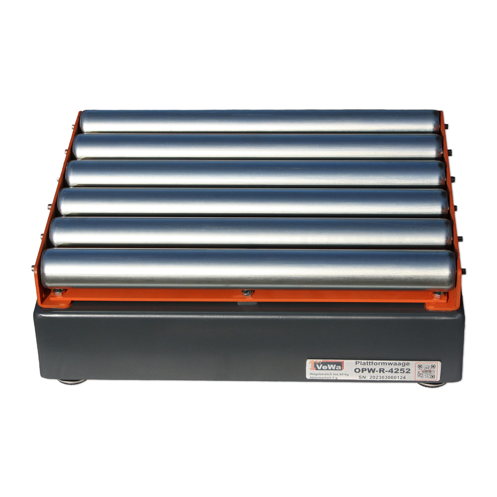 Plattformwaage mit Rollenbahn OPW-R-4252