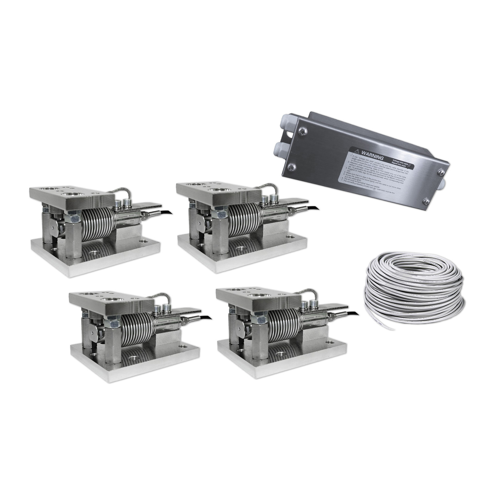 Waagenbausatz MBBS - Wägebereich bis 1.500 kg - Nennlast je Wägezelle 500 kg - Mögliche Ablesbarkeit 200 g