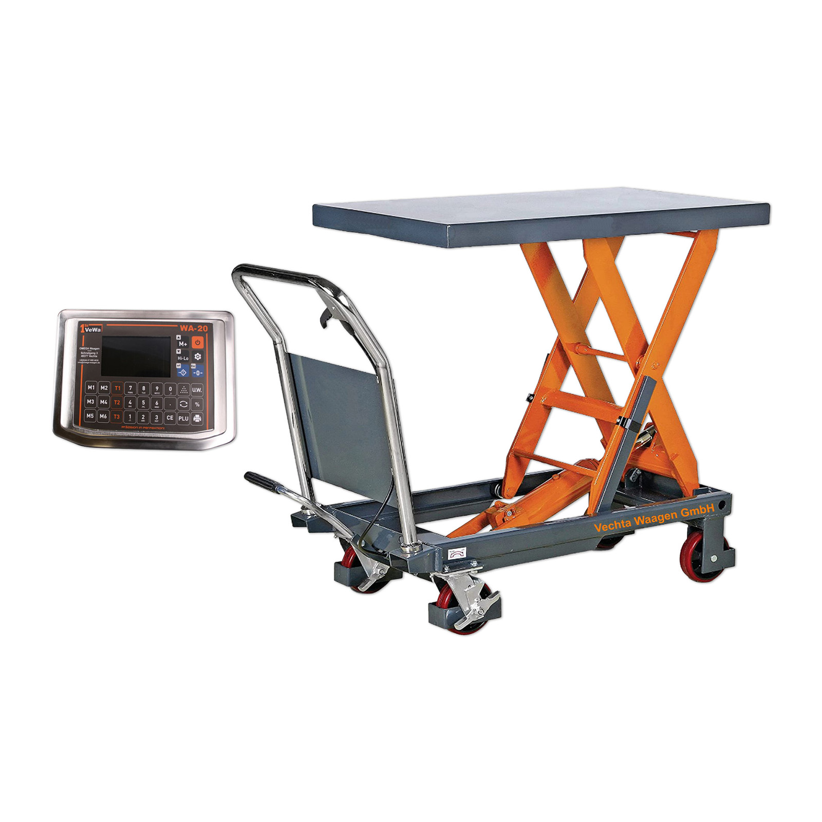 Hubtisch mit Waage HTMW-300