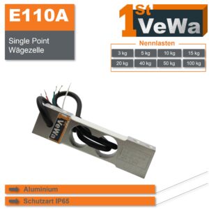 Single Point Wägezelle E110A - Plattformwägezelle