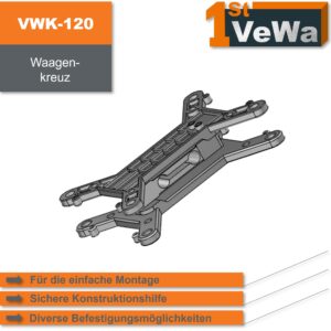 Waagenkreuz für die Single Point Wägezelle E120A