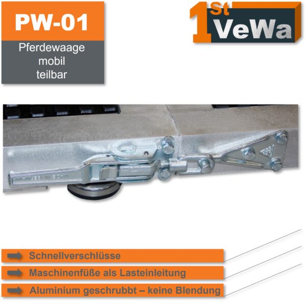 Pferdewaage PW-01 - Detail - Schnellverschluss