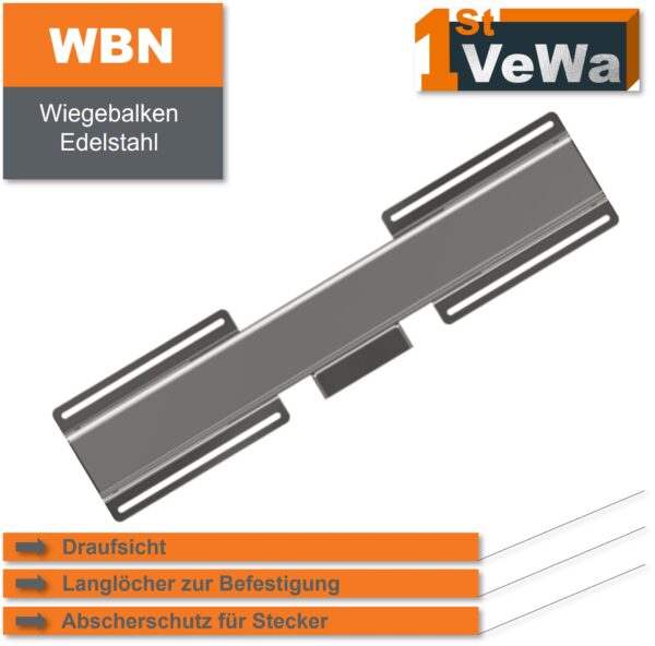 Wiegebalken WBN - Edelstahl