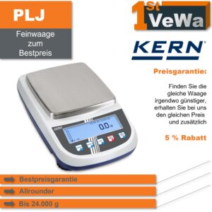 Eichfähige FEinwaage Kern - PLJ