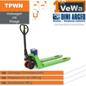 Hubwagen mit Waage TPWN