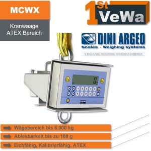 Atex Kranwaage im Edelstahlgehäuse