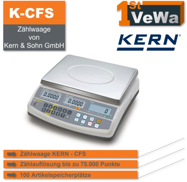 Zählwaage Kern - CFS bis 50 kg