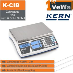 Zählwaage Kern CIB - 30.000 Teile - bis 30 kg