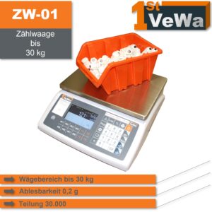 Zählwaagen ZW-01 mit Grafikdisplay