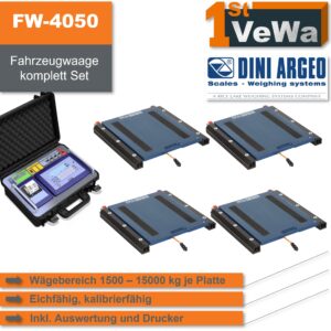 Fahrzeugwaage für den mobilen Einsatz