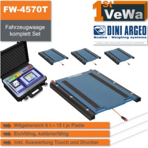 Fahrzeugwaage für den mobilen Einstaz