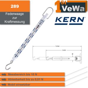 Federwaage zur Kraftmessung in Newton