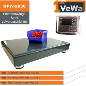 Plattformwaage OPW-2030 mit Auswertung WA-20