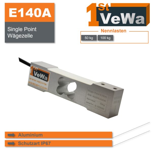 Single Point Wägezelle E140A - Plattformwägezelle