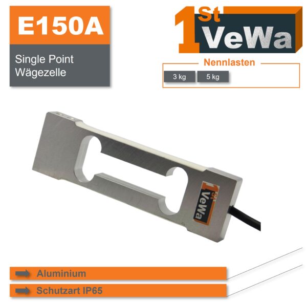 Single Point Wägezelle E150A - Plattformwägezelle