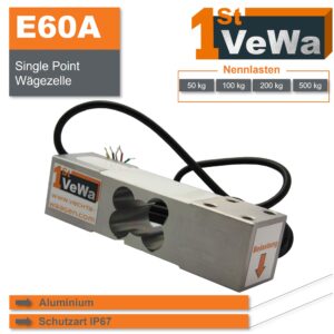 Single Point Wägezelle E60A - Plattformwägezelle