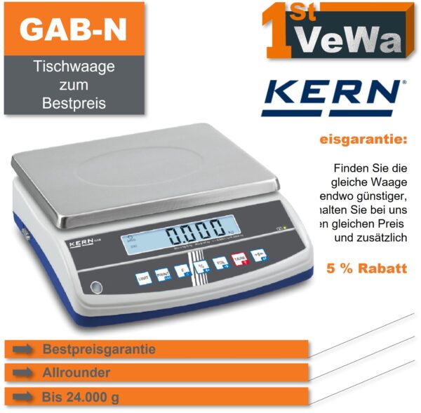 Tischwaage Kern GAB-N