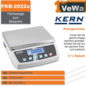 Tischwaage Kern FKB-2022a