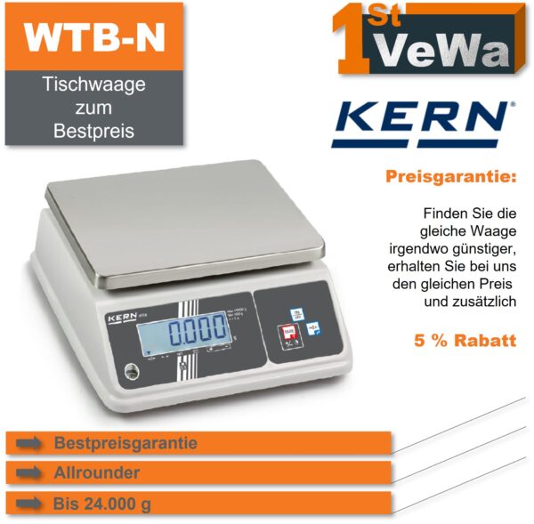 Tischwaage Kern WTB-N