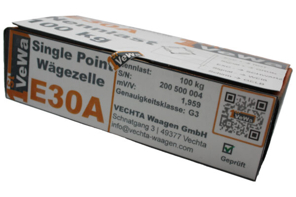 Perfekt verpackt - Single Point Wägezelle E30A