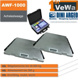 Achslastwaage AWF-1000