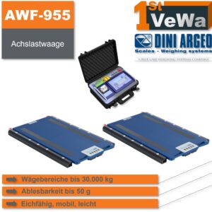 Mobile Achslastwaage AWF-955