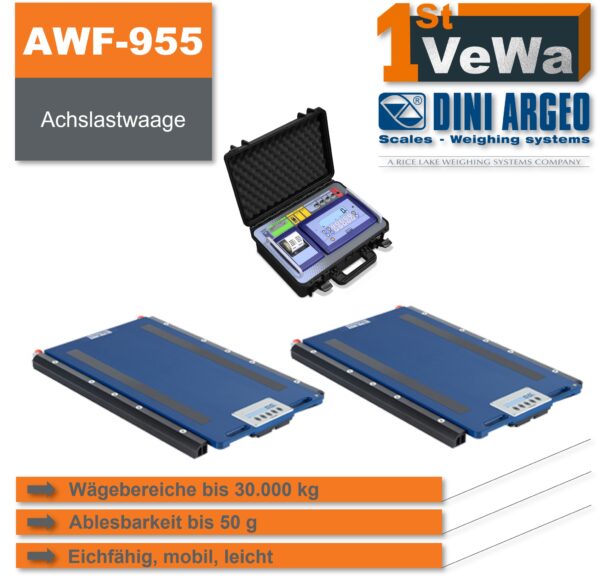 Mobile Achslastwaage AWF-955