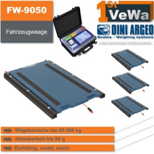 Fahrzeugwaage FW-9050 mobil