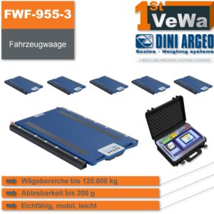 Fahrzeugwaage mobil FWF-955-3